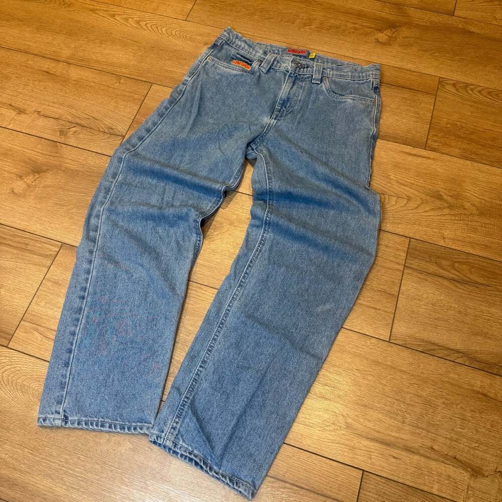 Empyre Relaxed Fit Jeans Size 26 Blue Denim